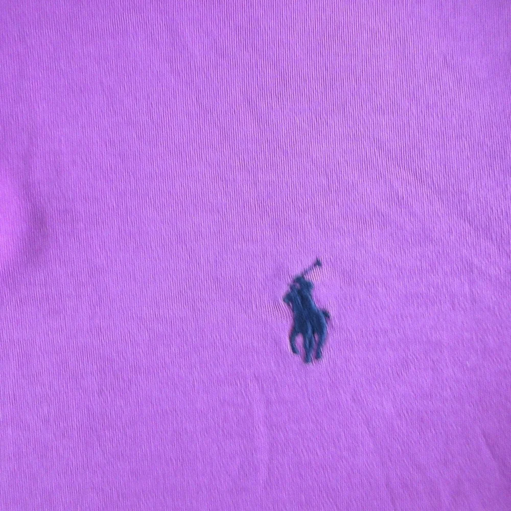 Polo Ralph Lauren Polo Shirt Mens S Purple Short Sleeve Cotton Pony Logo